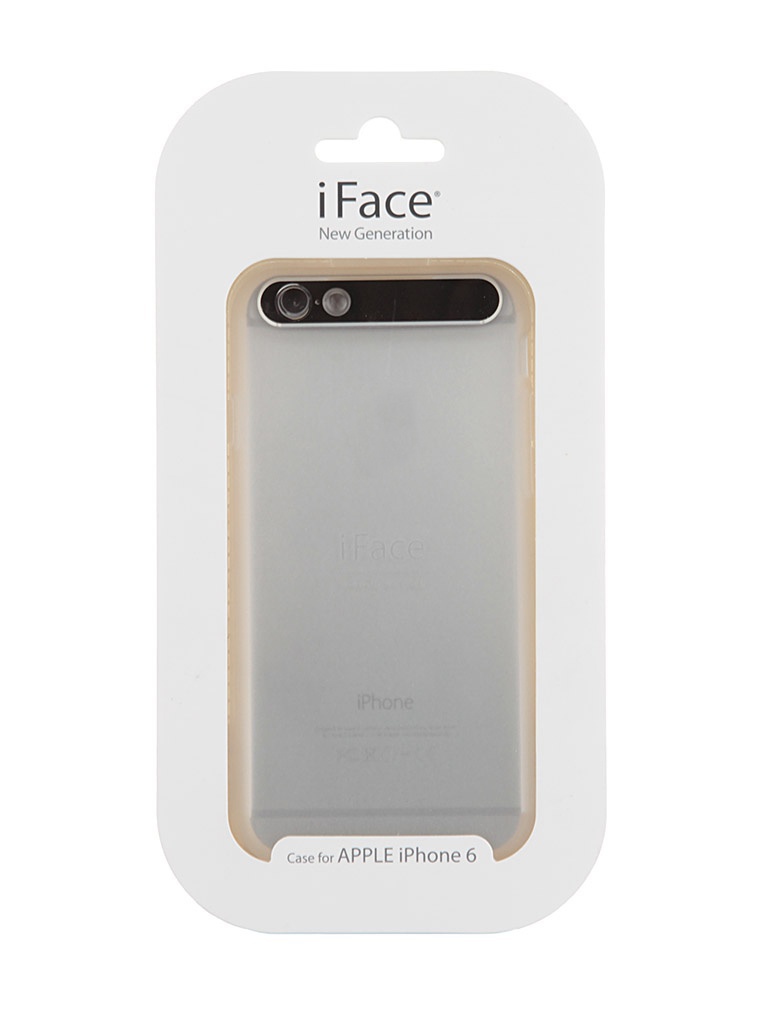  Аксессуар Чехол iFace New Generation Translucence для APPLE iPhone 6 Transparent-Black