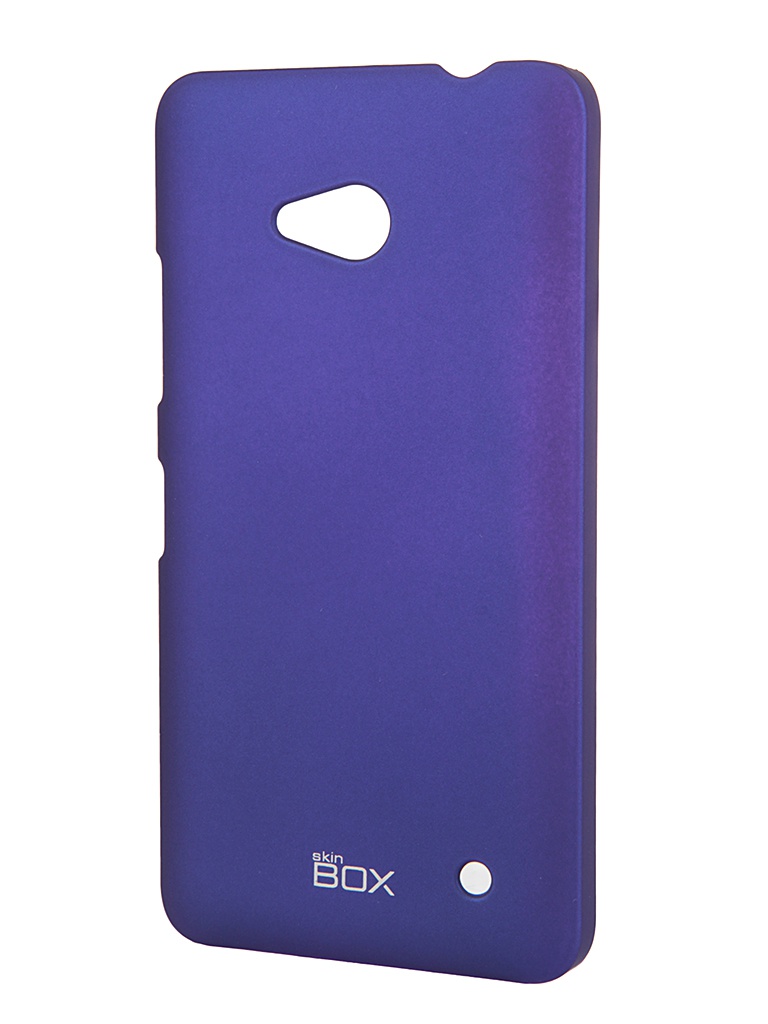  Аксессуар Чехол-накладка Microsoft Lumia 640 SkinBox Shield 4People Blue T-S-ML640-002