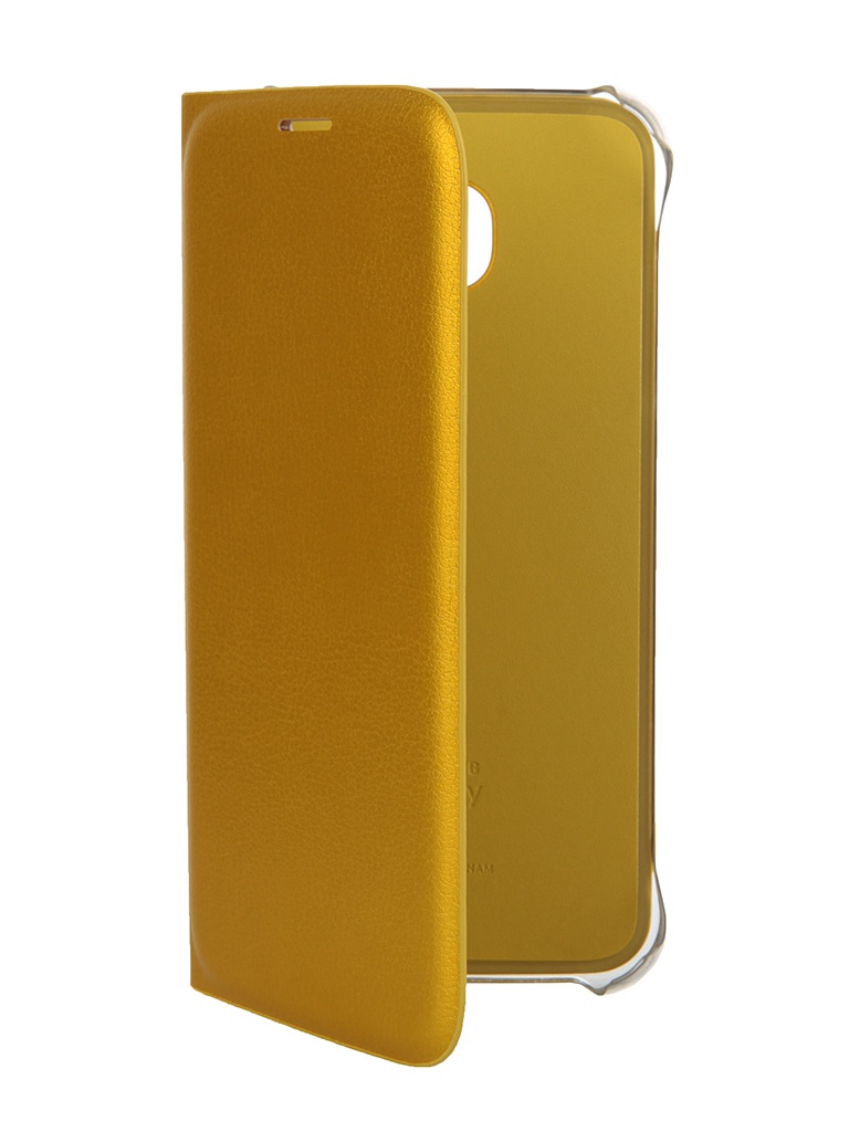Samsung Аксессуар Чехол Samsung SM-G920 Galaxy S6 Flip Wallet Yellow EF-WG920PYEGRU