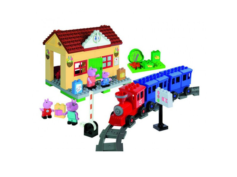 Конструктор Big Ж/Д Станция Peppa Pig 57079