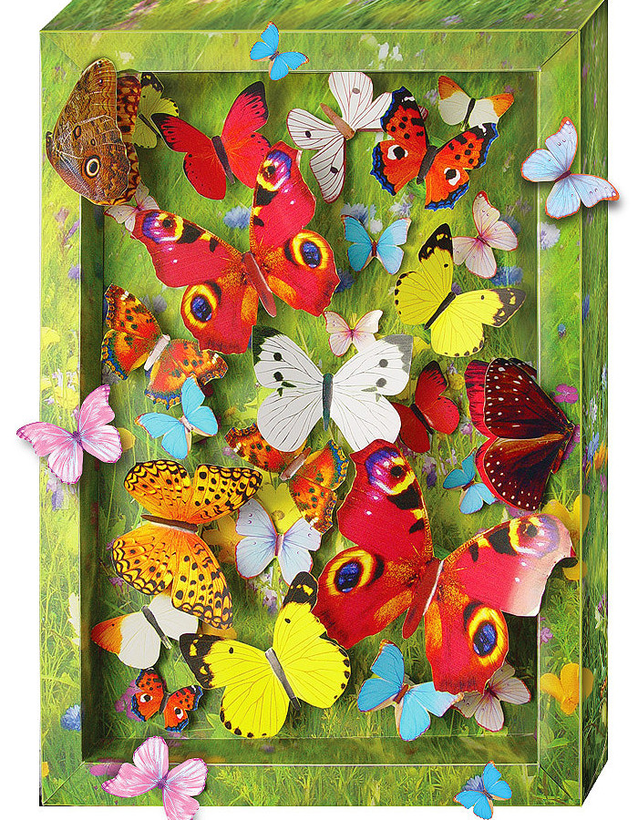 Клевер - Набор для творчества Клевер Набор для картины Взлетающие бабочки АБ 41-211
