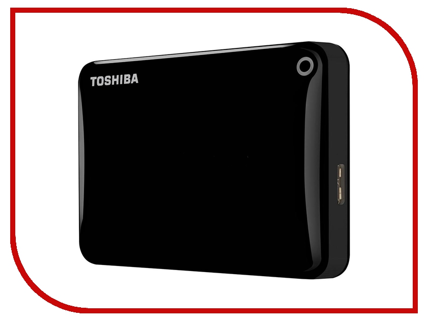 внешние HDD/SSD HDTC810EK3AA  Жесткий диск Toshiba Canvio Connect II 1Tb Black HDTC810EK3AA