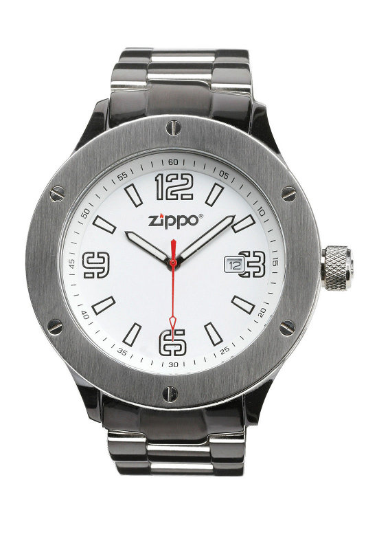  Часы Zippo Watch Work 45mm Silver 45006