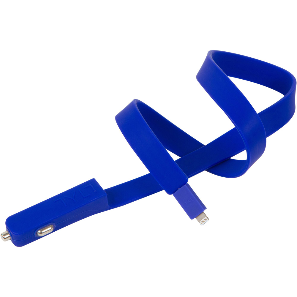  Зарядное устройство TYLT для iPhone 5 Lightning + USB IP5-BANDBL-T Blue