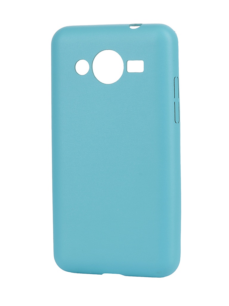  Аксессуар Чехол-накладка Samsung SM-G355 Galaxy Core 2 Aksberry Slim Soft Turquoise