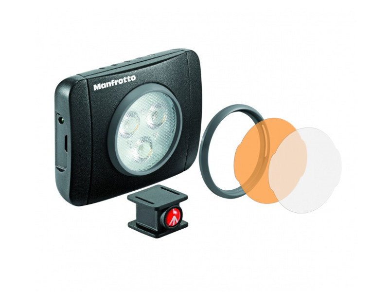 Manfrotto Накамерный свет Manfrotto MLUMIEPL-BK LED Lumie Play