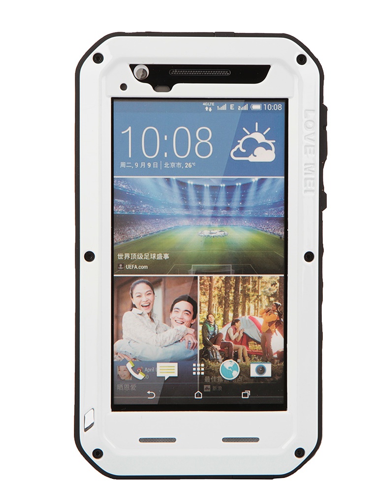  Аксессуар Чехол HTC Desire 820 Lunatik/Love Mei Palmexx White PX/CH HTC 820 LOVE MEI Wh