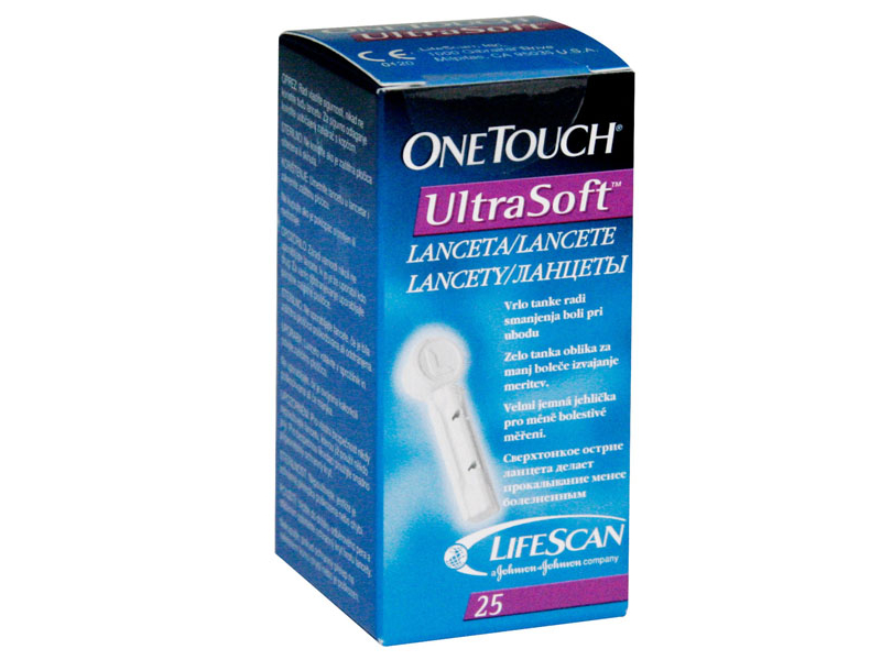 OneTouch - Аксессуар OneTouch Ultra Soft 25шт ланцеты