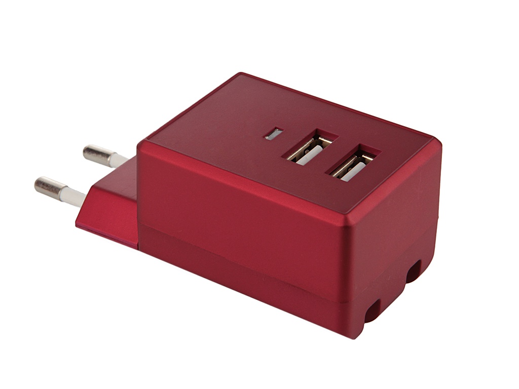  Зарядное устройство Air-J USB 220V Red
