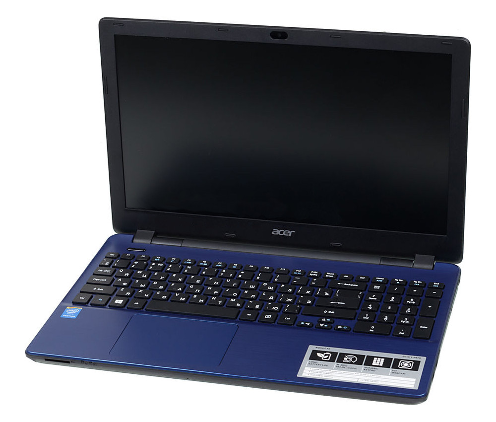 Acer Ноутбук Acer Aspire E5-511-P47U Blue NX.MSJER.010 Intel Pentium N3540 2.16 GHz/2048Mb/500Gb/DVD-RW/Intel HD Graphics/Wi-Fi/Bluetooth/Cam/15.6/1366x768/Linux 288824