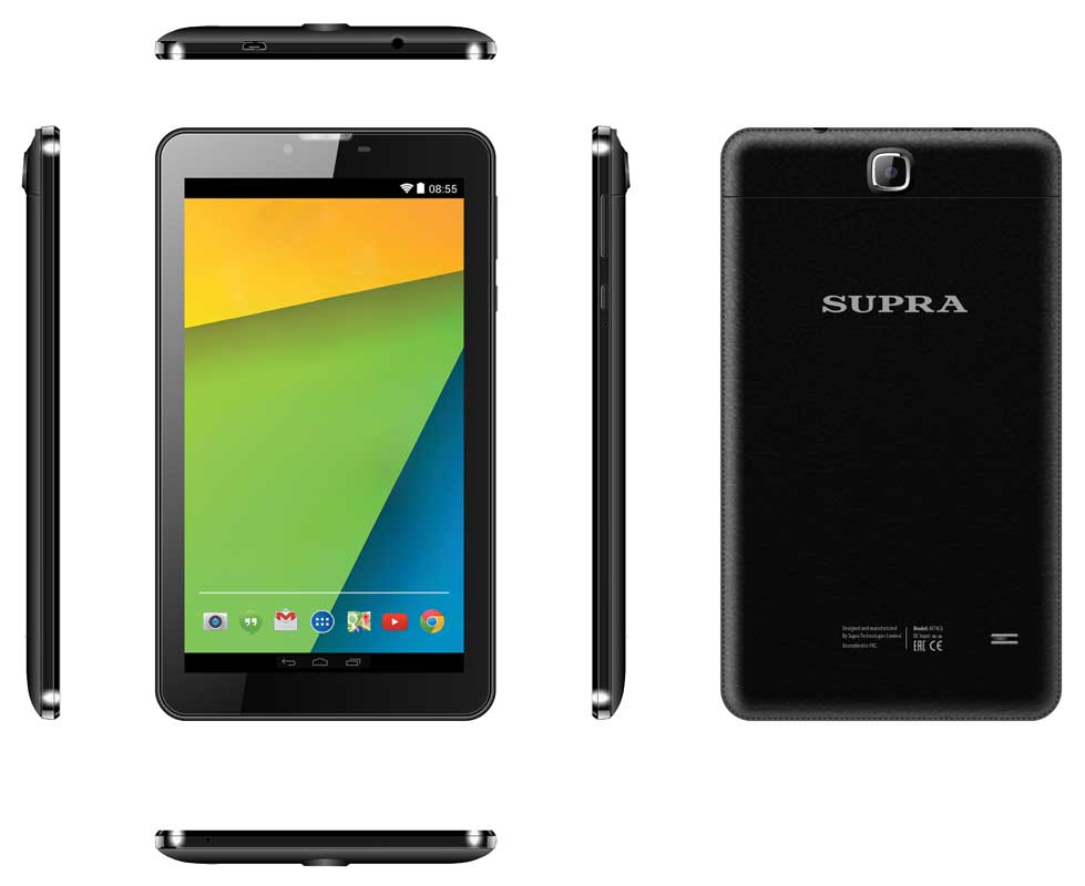 Supra M74CG 3G Spreadtrum SC7731 1.4 GHz/512Mb/4Gb/3G/Wi-Fi/Bluetooth/Cam/7.0/1024x600/Android