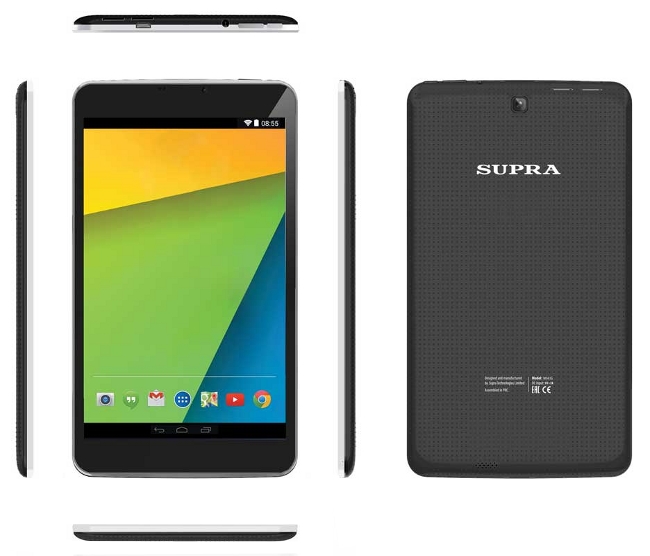 Supra M843G 3G MT8382 1.3 GHz/1024Mb/8Gb/3G/Wi-Fi/Bluetooth/Cam/8.0/1024x768/Android