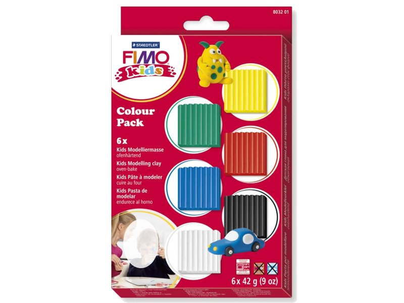 FIMO - Набор для творчества FIMO Kids Комплект материалов Базовый
