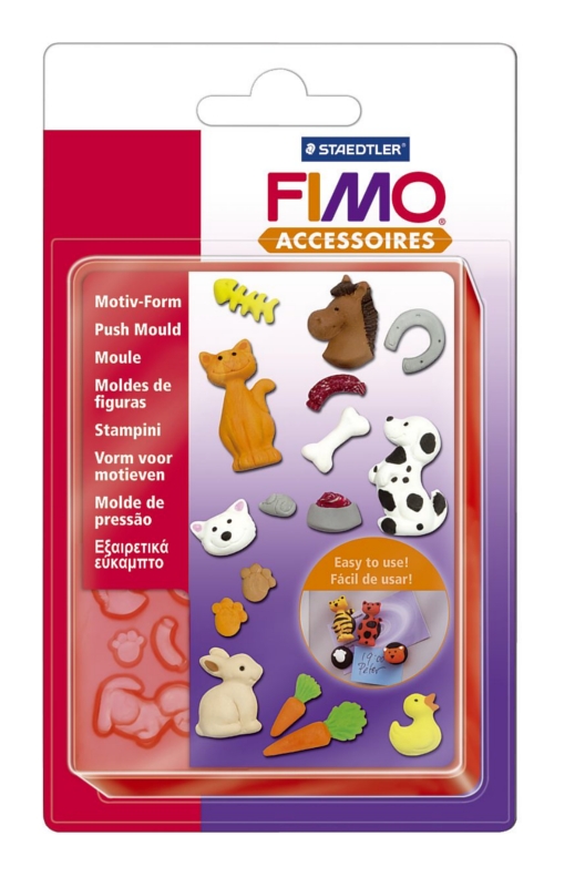 FIMO - Набор для творчества FIMO Формы для литья Домашние животные