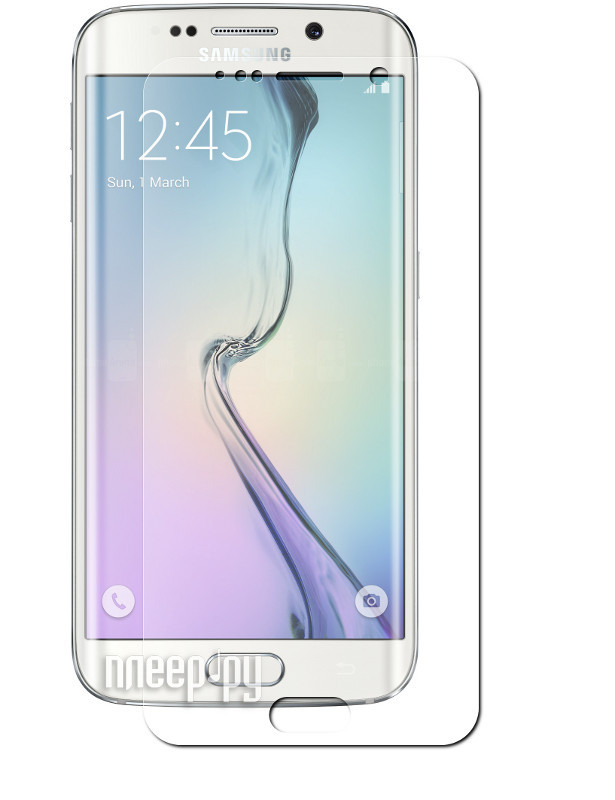 Deppa Аксессуар Защитная пленка Samsung Galaxy S6 Edge Deppa прозрачная 61378