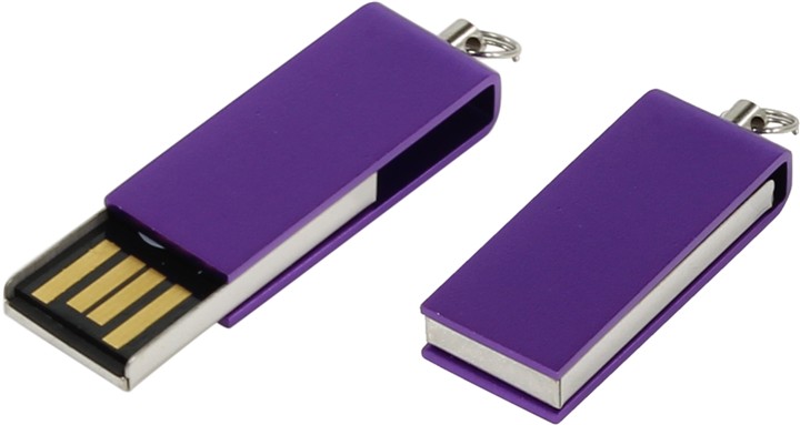 Iconik 8Gb - Iconik Свивел for Your Logo Purple MT-SWDB-8GB