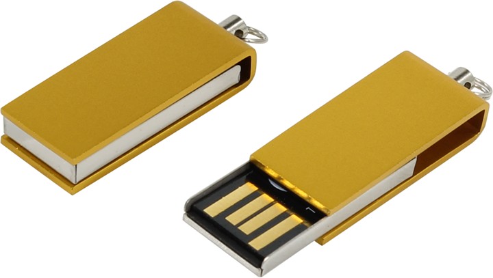 USB Flash Drive 8Gb - Iconik  for Your Logo Gold MT-SWGL-8GB<br>