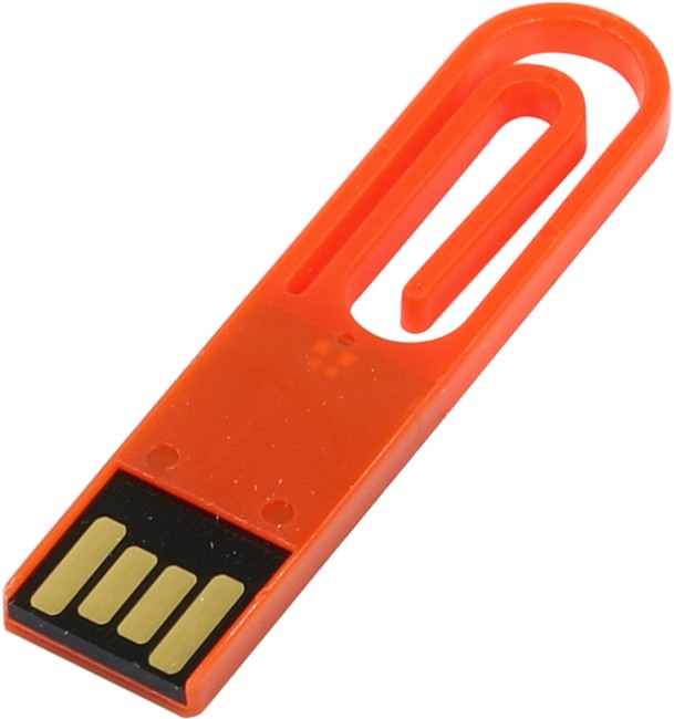 Iconik 8Gb - Iconik Скрепка for Your Logo Red PL-CLIPR-8GB