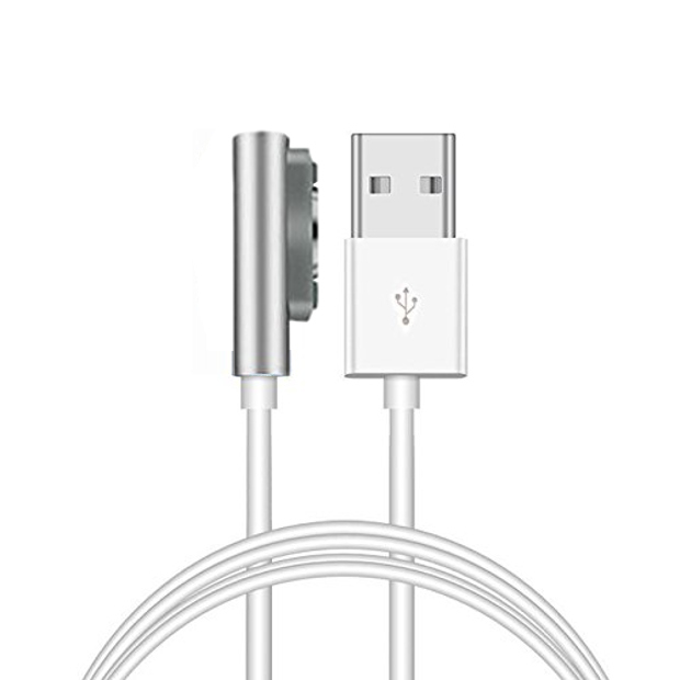  Аксессуар Ainy Magnetic Charging Cable - кабель for Sony Xperia Z1 / Z2 / Z3 White-Gray