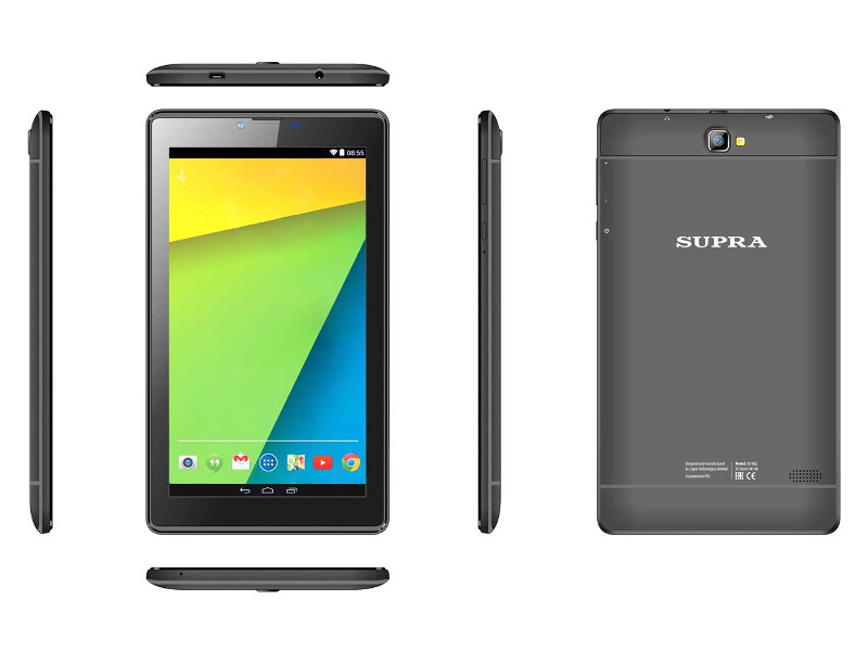 Supra M74BG Qualcomm Snapdragon MSM8916 1.2 GHz/1024Mb/8Gb/3G/LTE/Wi-Fi/Bluetooth/Cam/7.0/1024x600/Android