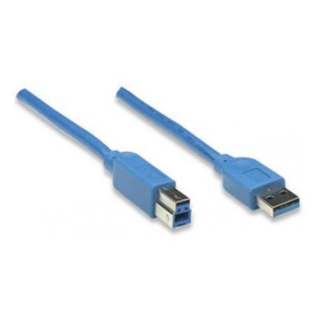  Аксессуар ATcom USB 3.0 AM - BM 1.8m Blue АТ12823