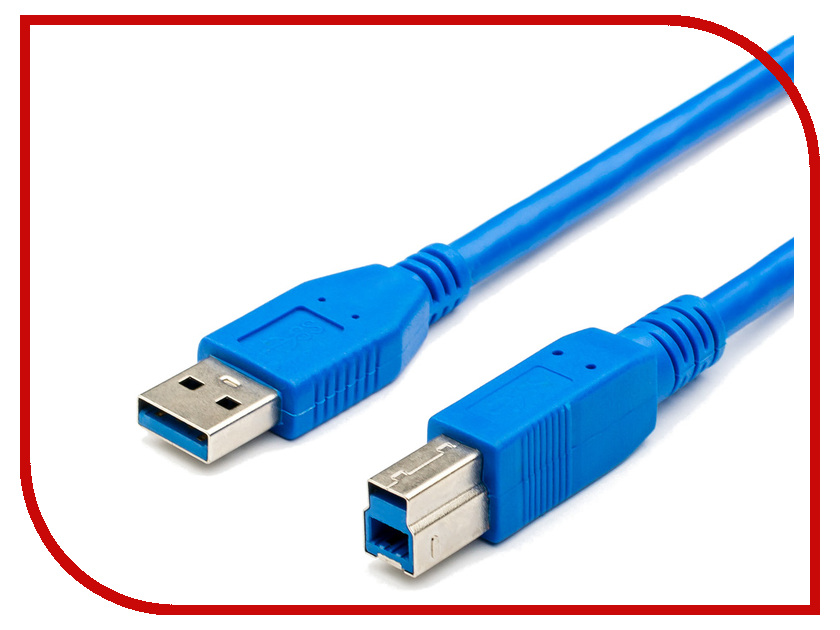  ATcom USB 3.0 AM - BM 3m Blue 12824