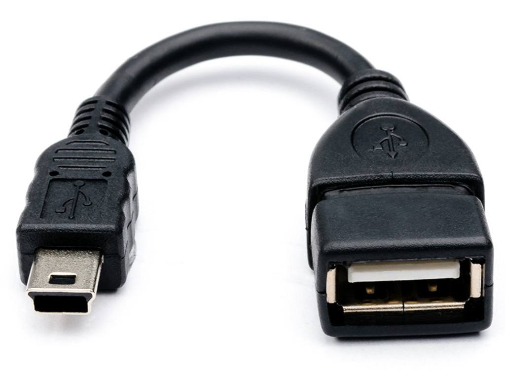  Аксессуар ATcom USB 2.0 AF - Mini-B 5P OTG 0.8m АТ12821