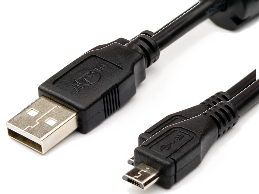  Аксессуар ATcom USB 2.0 AM - Micro USB 0.8m АТ9174