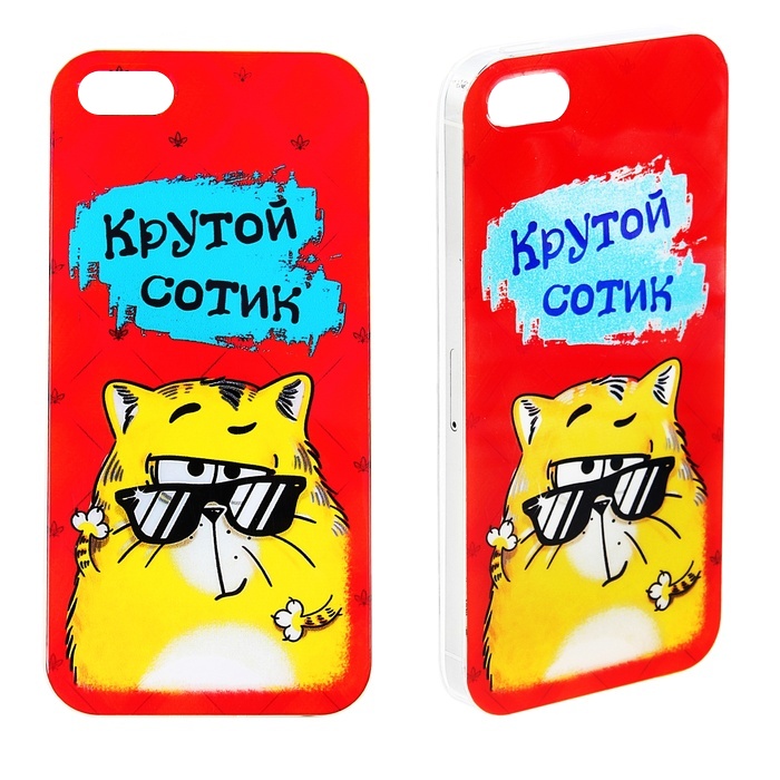  Аксессуар Чехол Iphone 5 КОТЭ Крутой сотик 159252