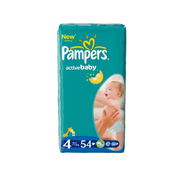 Pampers - Подгузник Pampers Active Baby Maxi 7-14кг 54шт PA-81446602