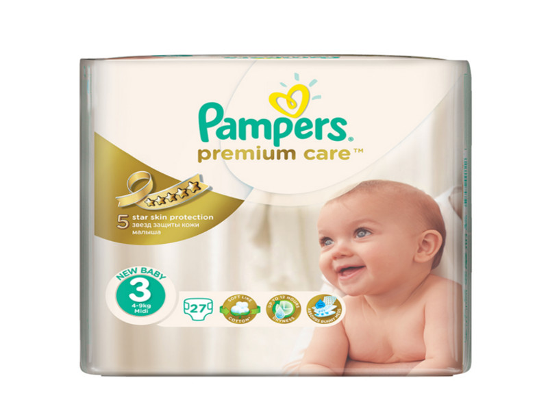 Pampers - Подгузник Pampers Premium Care Midi 4-9кг 27шт PA-81494326