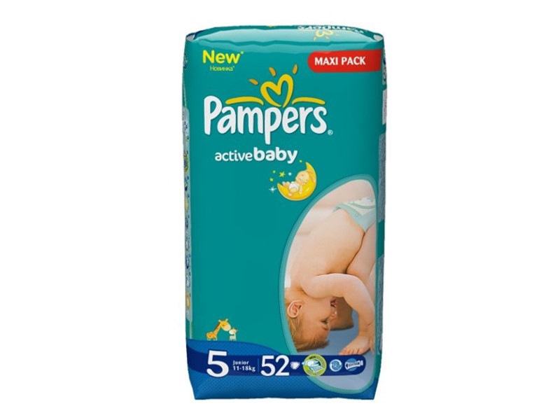 Pampers - Подгузник Pampers Active Baby Junior 11-18кг 52шт PA-81446655