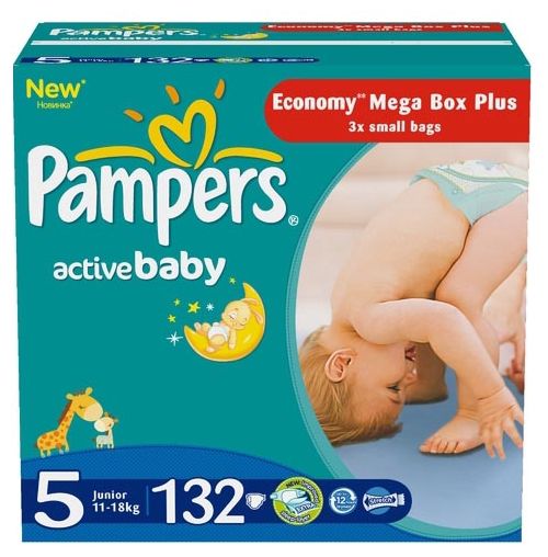 Pampers - Подгузник Pampers Active Baby Junior 11-18кг 132шт PA-81446250