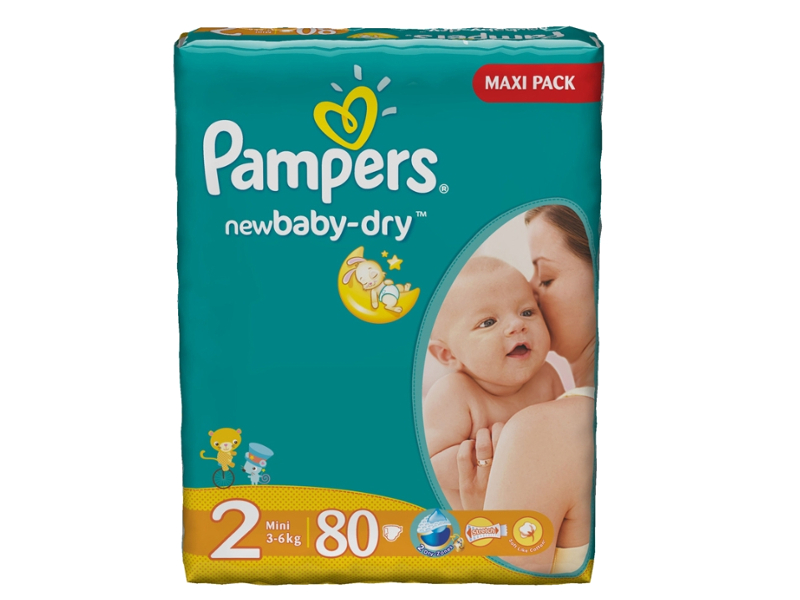 Pampers - Подгузник Pampers New Baby-Dry Mini 3-6кг 80шт PA-81446626