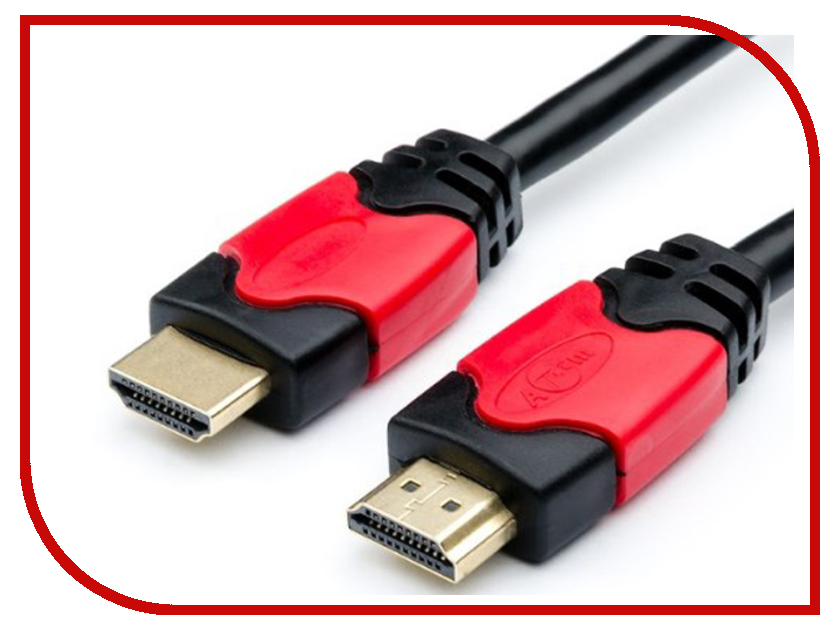  ATcom HDMI - HDMI ver 1.4 for 3D 1m Red-Gold AT14942