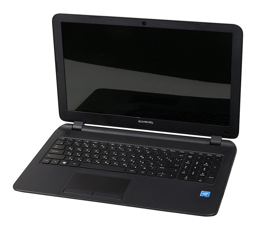 Hewlett-Packard Ноутбук HP Compaq 15-f102ur M7W32EA Black Intel Celeron N2840 2.16 GHz/4096Mb/500Gb/DVD-RW/Intel HD Graphics/Wi-Fi/Bluetooth/Cam/15.6/1366x768/DOS 296030