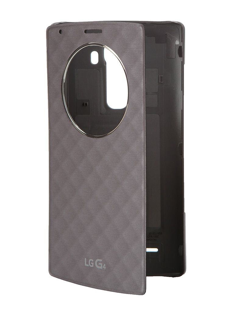 LG Аксессуар Чехол-книжка LG G4 H818 Quick Window Silver CFR-100C.AGRASV