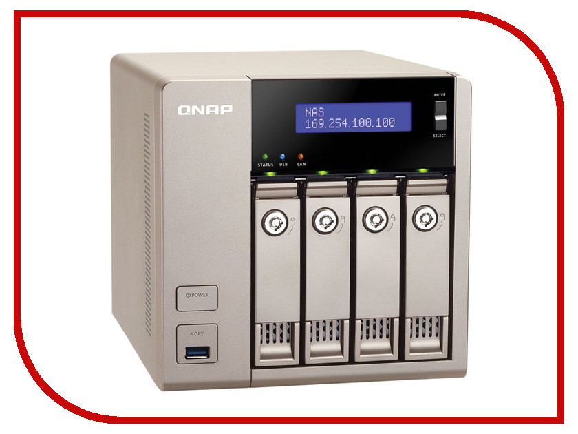 Сетевое хранилище QNAP TVS-463-4G
