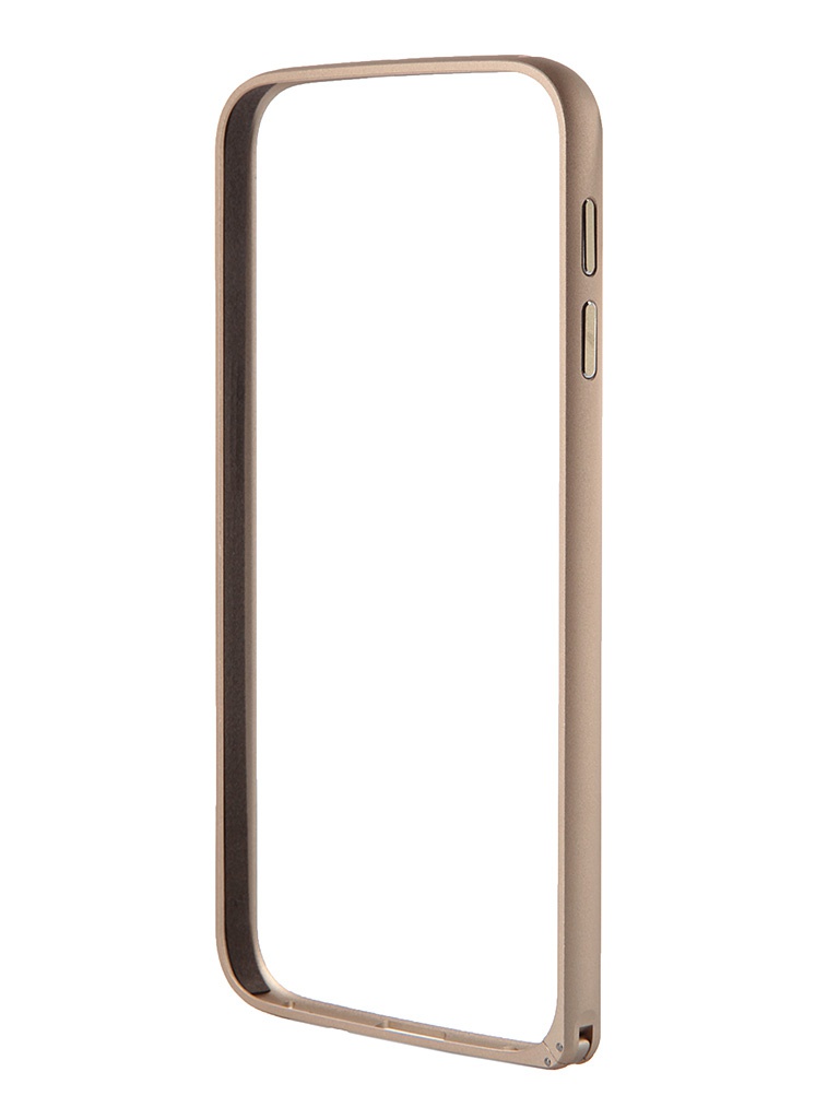 Deppa Аксессуар Чехол Samsung Galaxy S6 Gold Deppa Alum Bumper + защитная пленка 63151