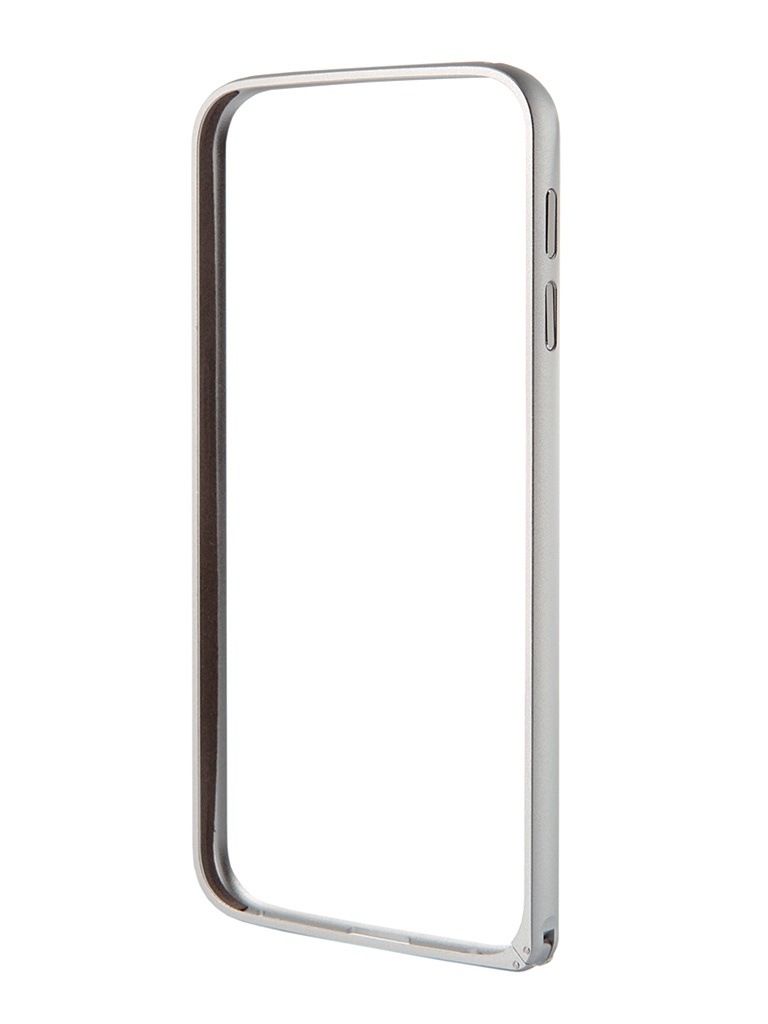 Deppa Аксессуар Чехол Samsung Galaxy S6 Silver Deppa Alum Bumper + защитная пленка 63150