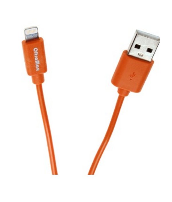 Oltramax Аксессуар OltraMax USB 2.0 to Lightning 1m Orange OM-K-00059
