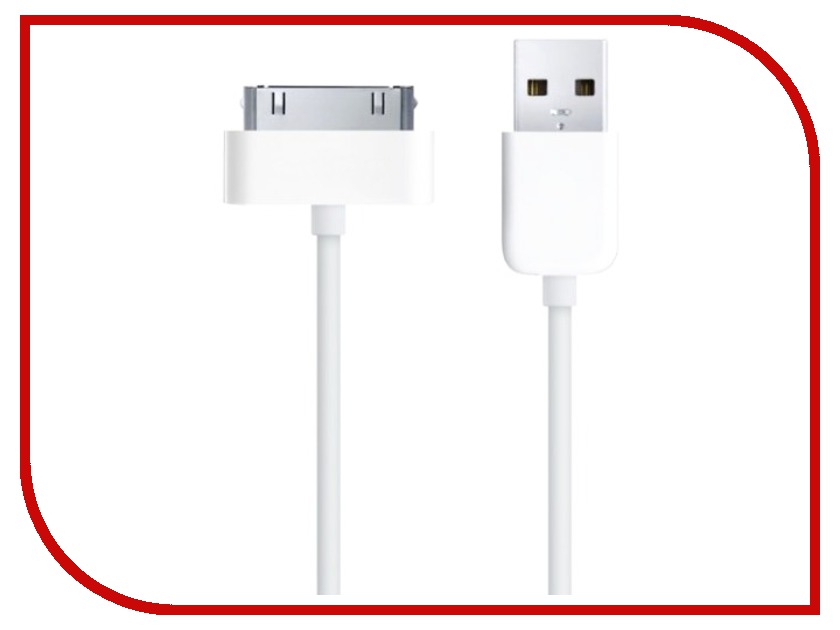 Аксессуар Exployd USB 2.0 to 30-pin 1m White EX-K-00046