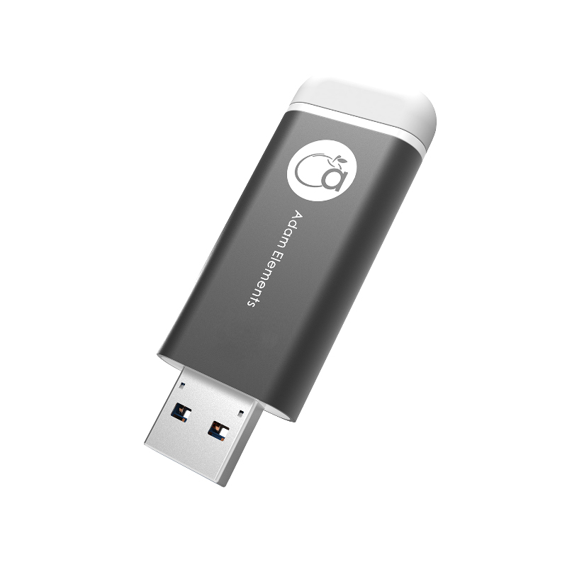  32Gb - ADAM iKlips for iPhone / iPad USB Grey ADRAD32GIKLGY / ADRAD32GKLPGY