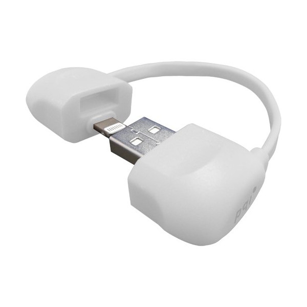 PQI Аксессуар PQI BAG USB to Lightning 10cm for iPhone/iPad/iPod White PQI-iCABLE-BAG-W