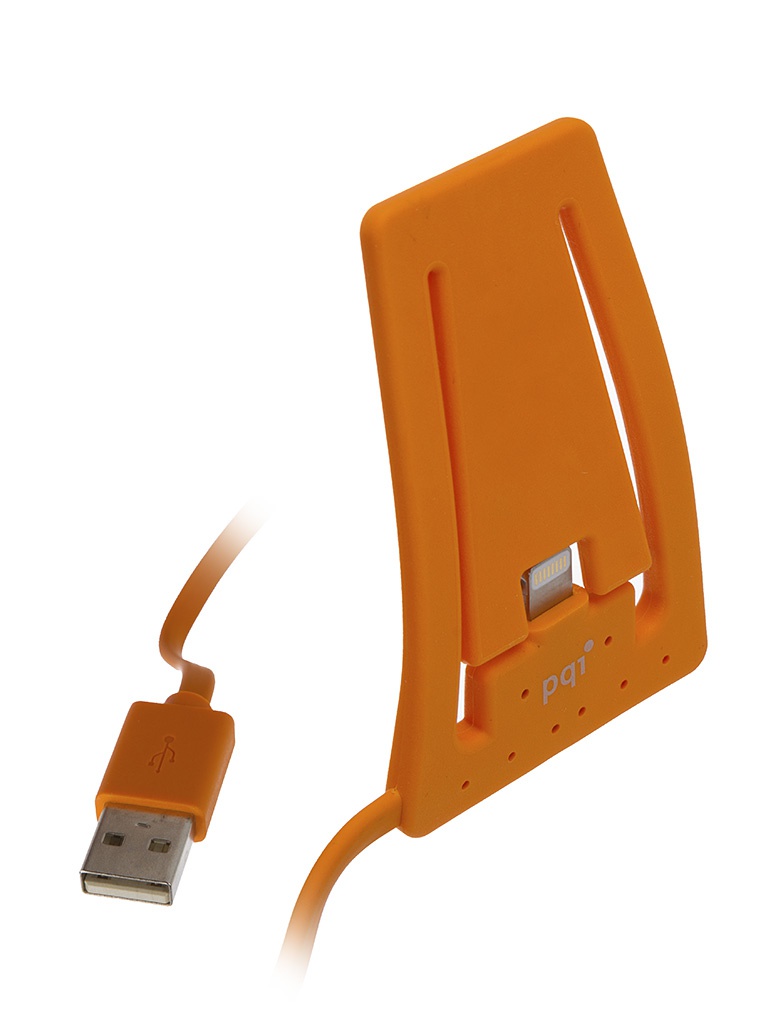 PQI Аксессуар PQI USB to Lightning for iPhone/iPod Orange PQI-iSTANDCHARGE-OR