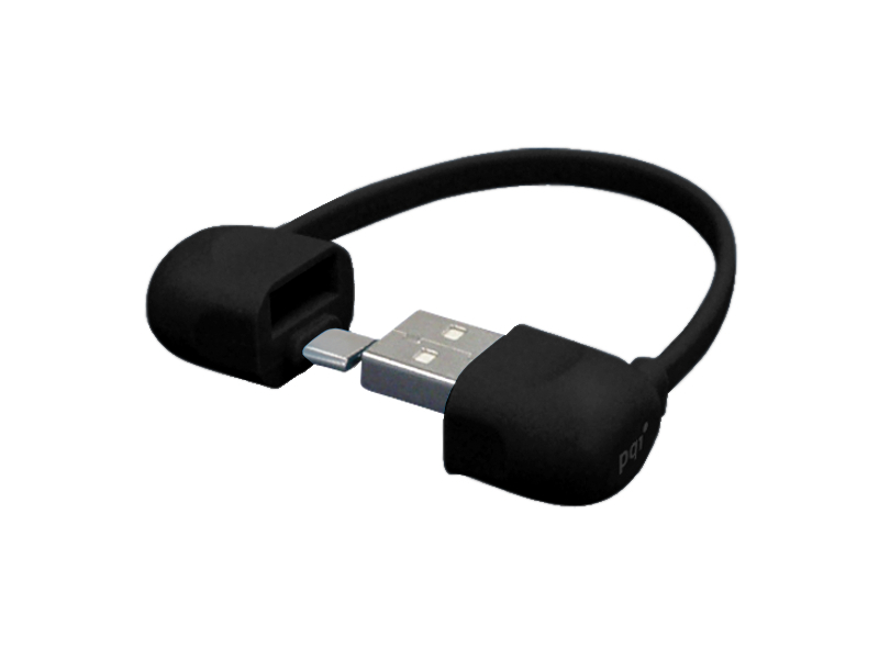 PQI Аксессуар PQI BAG OTG USB to MicroUSB 10cm Black PQI-uCABLE-BAG-BK
