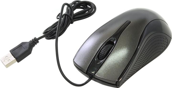 Oklick Мышь проводная Oklick 215M Black-Grey USB