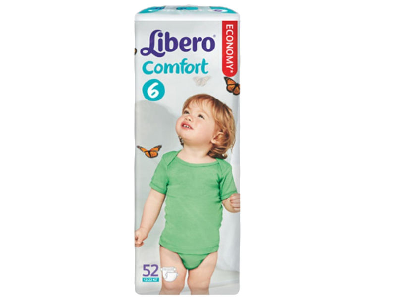 Libero - Подгузник Libero Comfort Extra Large 12-22кг 52шт 3701