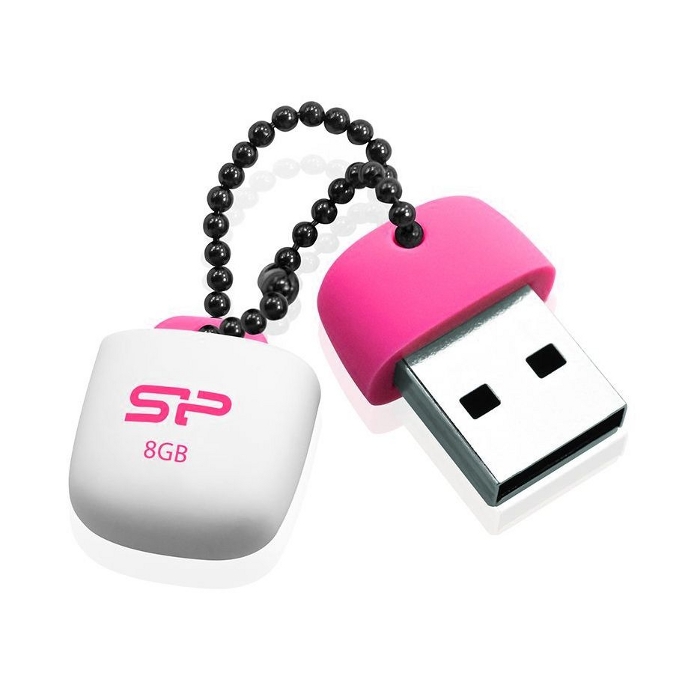 Silicon Power 8Gb - Silicon Power Touch T07 USB 2.0 Pink SP008GBUF2T07V1P