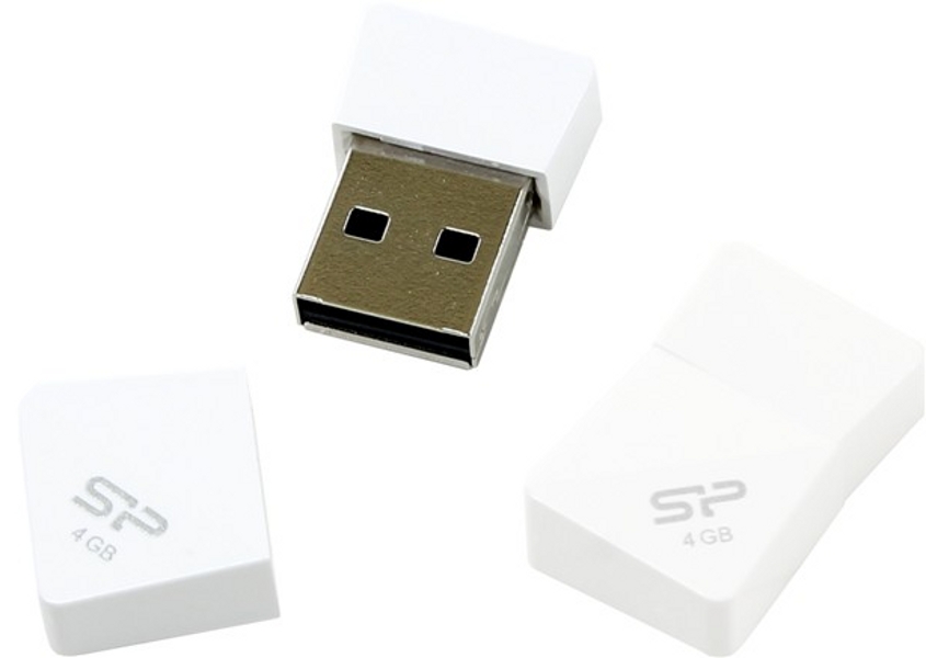 Silicon Power 4Gb - Silicon Power Touch T08 USB 2.0 White SP004GbUF2T08V1W